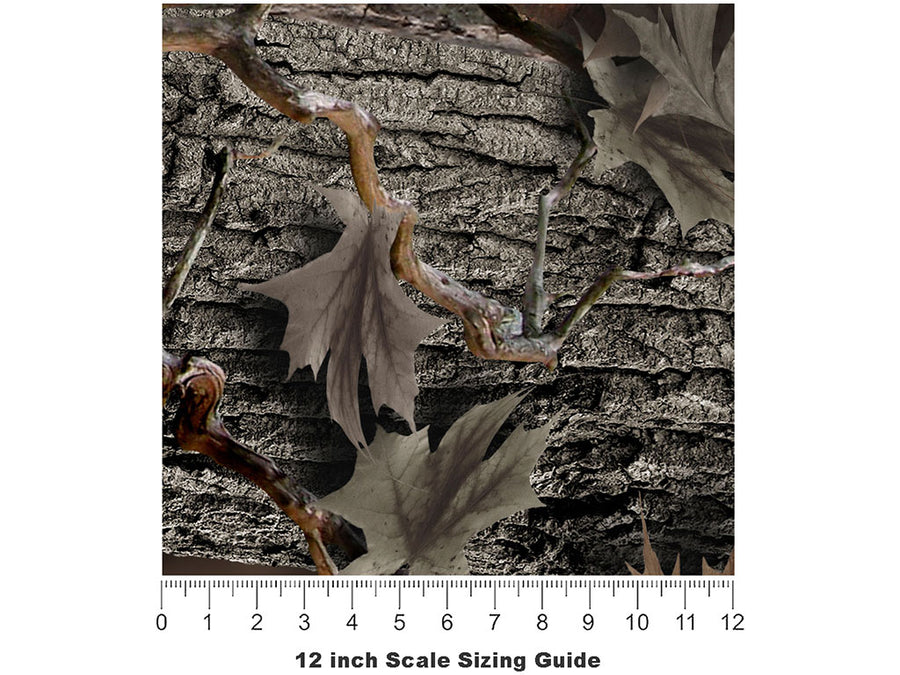 Hybrid  Camouflage Vinyl Film Pattern Size 12 inch Scale~Rwraps Hybrid  Camouflage Sizing Chart~2