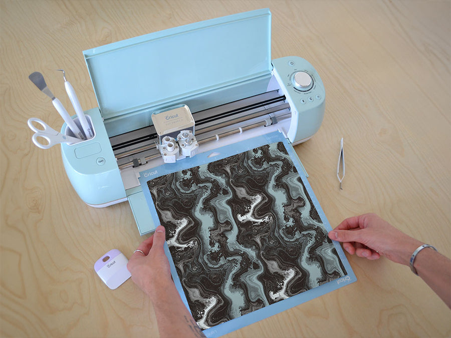 hydraulic flow epoxy resin Cricut Compatible Vinyl