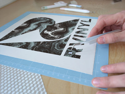 hydraulic flow epoxy resin Easy Weed Craft Vinyl