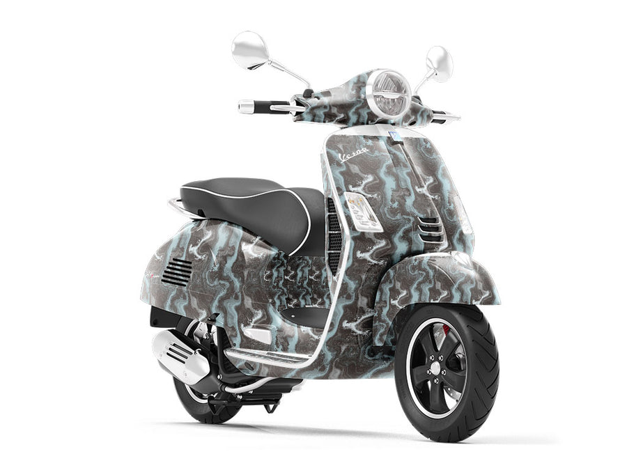 Hydraulic Flow Epoxy-Resin Vespa Scooter Wrap Film