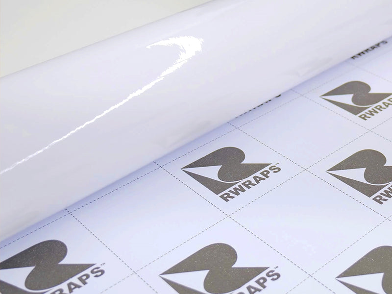 Rwraps Hyper Gloss White Film~Rwraps Hyper Gloss Vinyl Roll~1