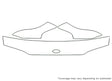 accent 3M Clear Bra Hood Precut PPF Diagram