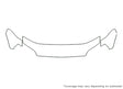 accent 3M Clear Bra Hood Precut PPF Diagram