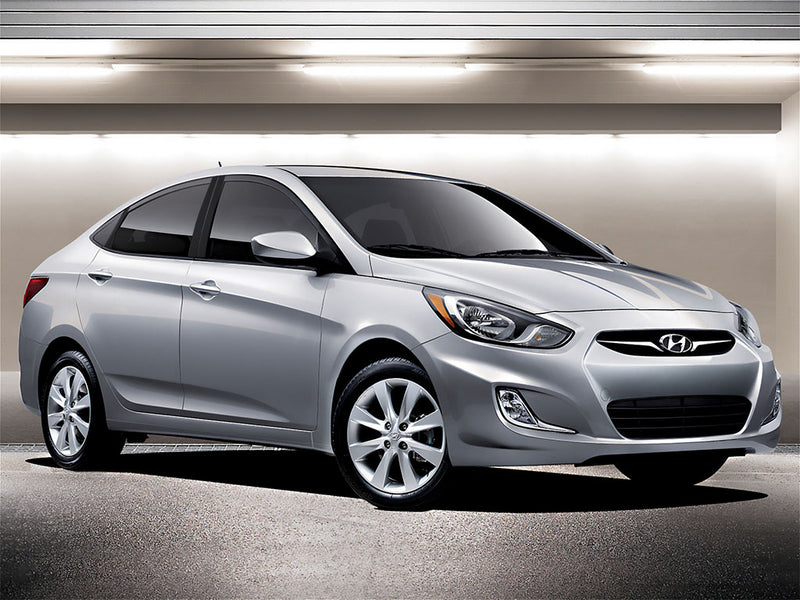 hyundai accent 2006-2011 (sedan) Piano Black Pillar Trim