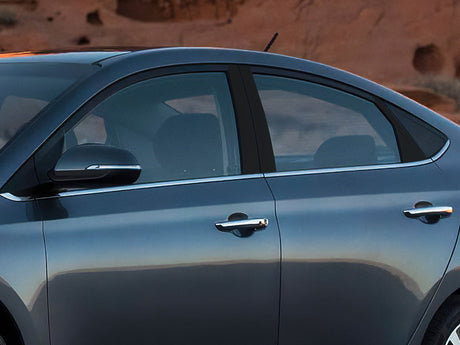 hyundai accent 2018-2023 (hatchback) Matte Black Pillar Cover Diagram