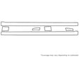 azera 3M Clear Bra Door Cup Precut PPF Diagram