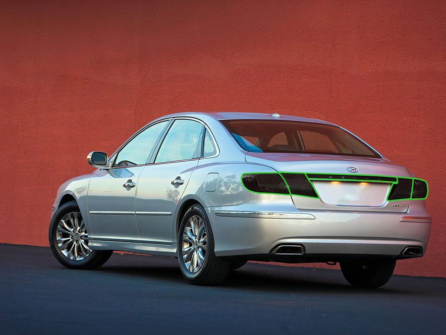 azera Tail Light Tint Installation Points