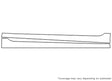 azera 3M Clear Bra Door Cup Precut PPF Diagram