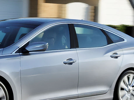 hyundai azera 2012-2017 Matte Black Pillar Cover Diagram