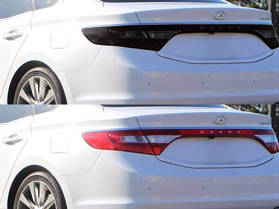 azera Before and After Smoked Taillights