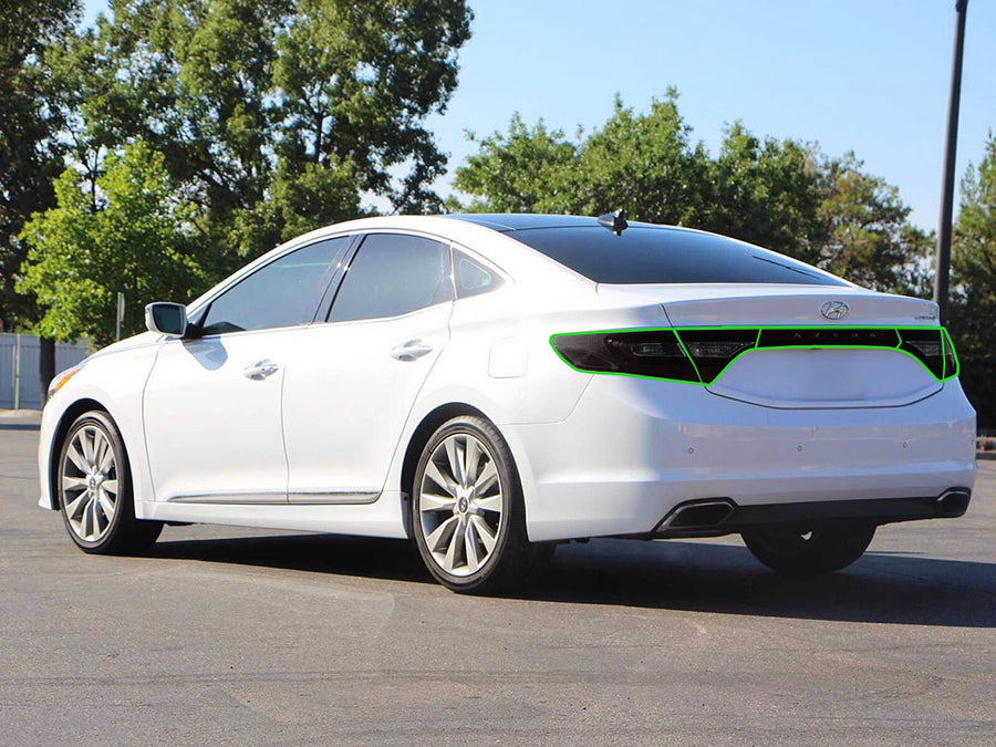 azera Tail Light Tint Installation Points