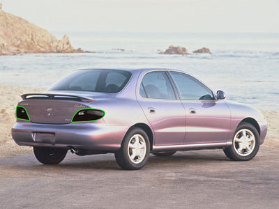 elantra (sedan) Tail Light Tint Installation Points