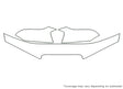 elantra Avery Dennison Clear Bra Hood Precut PPF Diagram