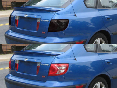 elantra (hatchback) Before and After Smoked Taillights