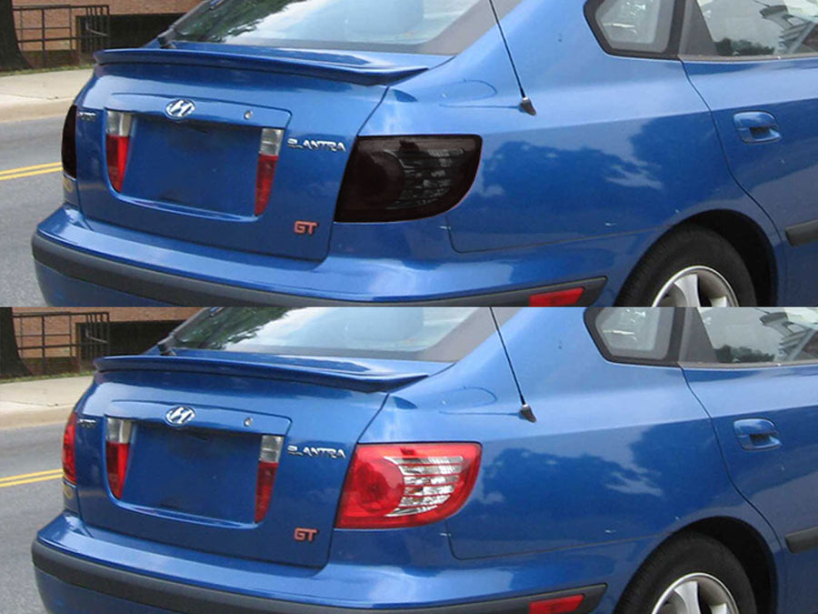 elantra (hatchback) Before and After Smoked Taillights