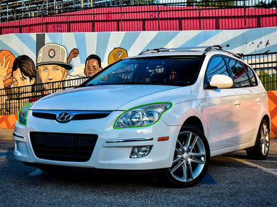 hyundai elantra 2011-2012 (touring) Headlight Protection Installation Location