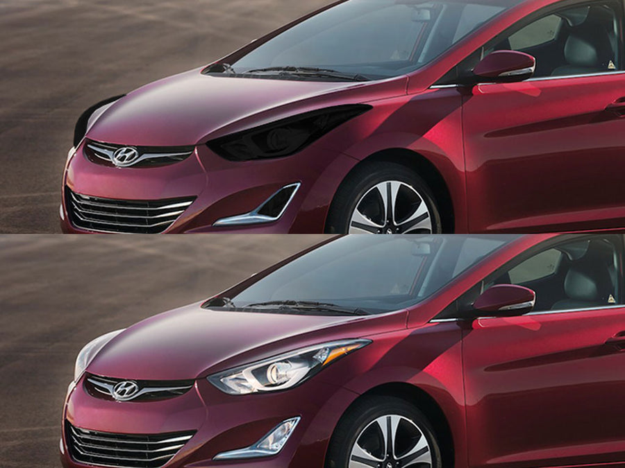 hyundai elantra 2011-2016 (sedan) Headlight Tint Appearance