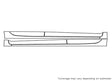 elantra 3M Clear Bra Door Cup Precut PPF Diagram