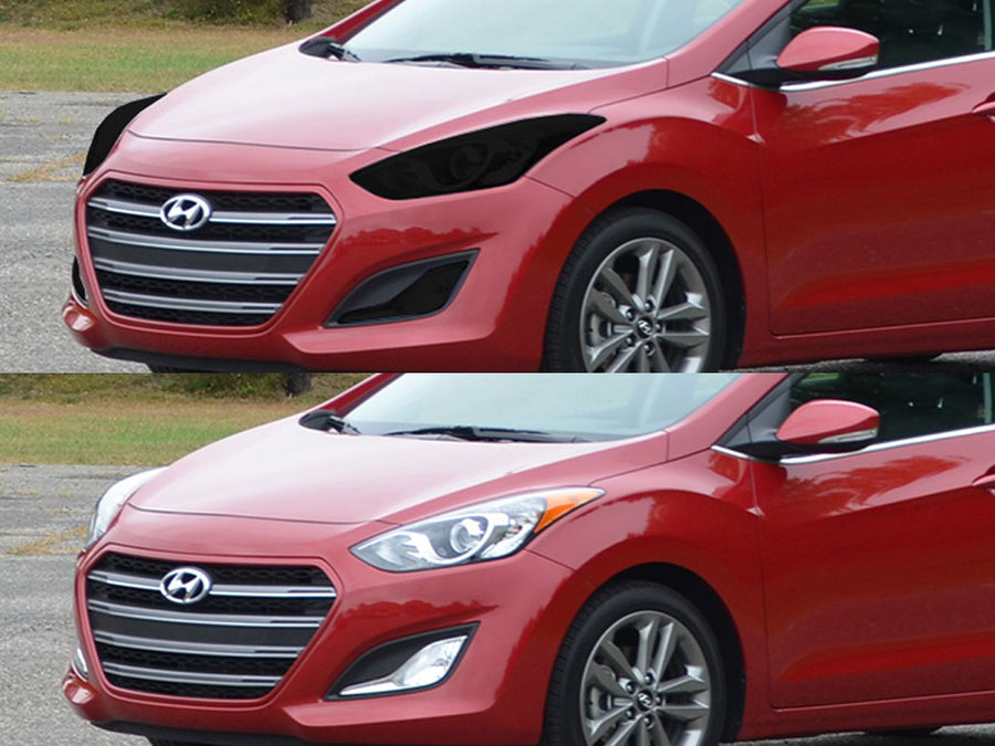 hyundai elantra 2013-2017 (gt) Headlight Tint Appearance