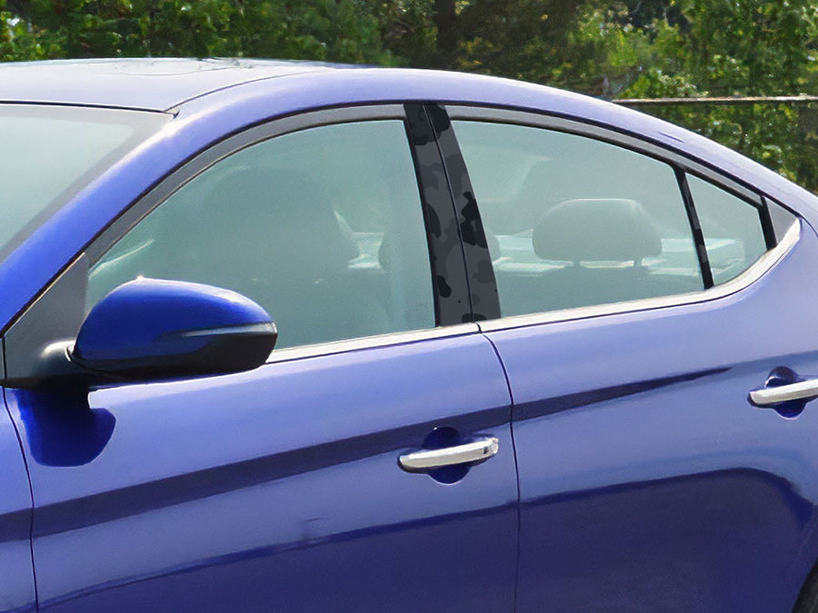 hyundai elantra 2013-2020 (gt) Camo Pillar Cover Diagram