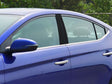 hyundai elantra 2013-2020 (gt) Carbon Fiber Pillar Cover Diagram