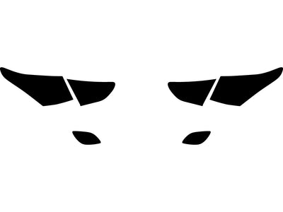 elantra (gt) Precut Tail Light Tint Diagram