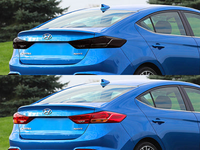 elantra (gt) Before and After Smoked Taillights