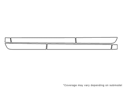 elantra Avery Dennison Clear Bra Door Cup Precut PPF Diagram