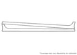 elantra 3M Clear Bra Door Cup Precut PPF Diagram