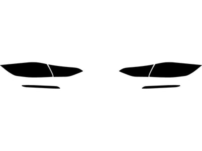 elantra (sedan) Precut Tail Light Tint Diagram