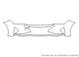 elantra 3M Clear Bra Bumper Precut PPF Diagram