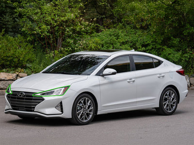 hyundai elantra 2019-2020 (sedan) Headlight Protection Installation Location