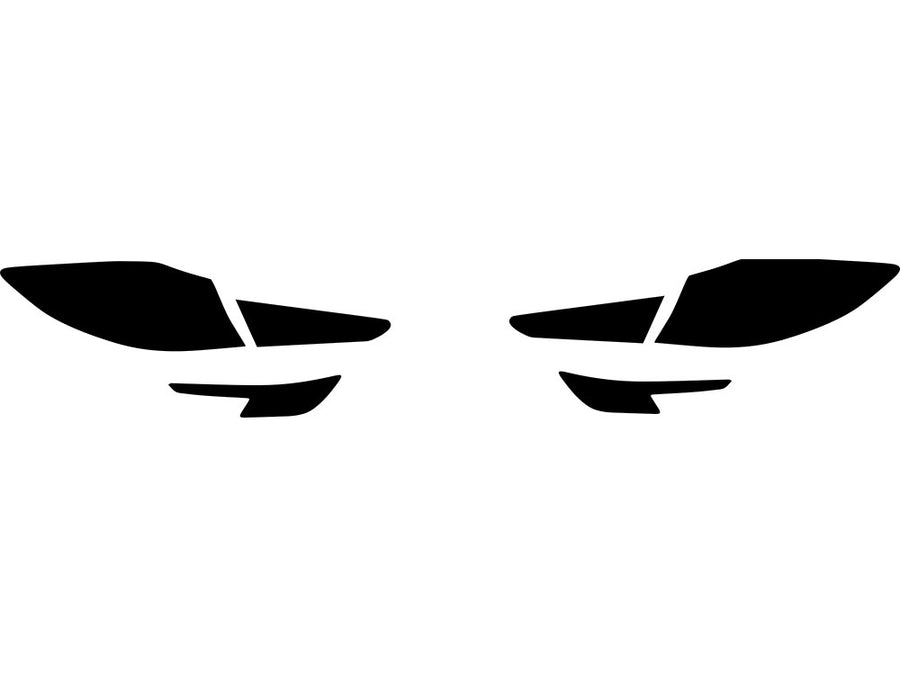 elantra (sedan) Precut Tail Light Tint Diagram