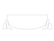 elantra Avery Dennison Clear Bra Hood Precut PPF Diagram
