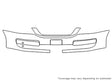 entourage 3M Clear Bra Bumper Precut PPF Diagram
