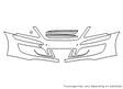 equus 3M Clear Bra Bumper Precut PPF Diagram