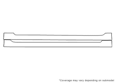 equus Avery Dennison Clear Bra Door Cup Precut PPF Diagram