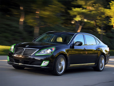 hyundai equus 2011-2016 Headlight Protection Installation Location