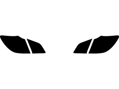 hyundai (sedan) Precut Tail Light Tint Diagram