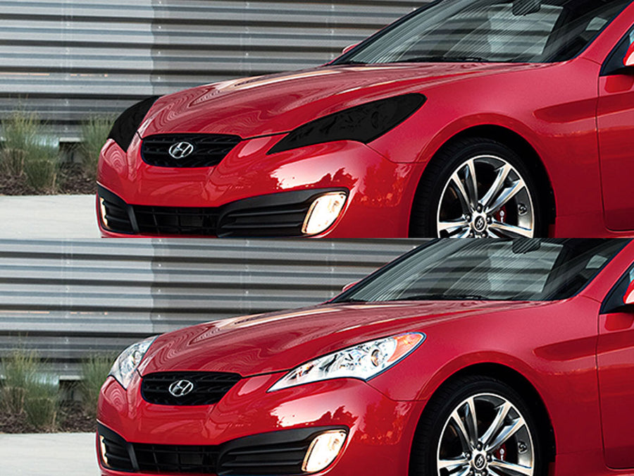 hyundai genesis 2009-2012 (coupe) Headlight Tint Appearance