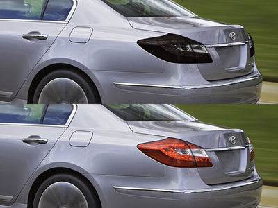 hyundai (sedan) Before and After Smoked Taillights