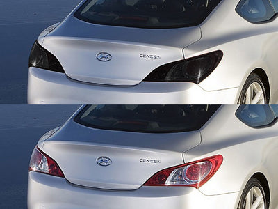 hyundai (coupe) Before and After Smoked Taillights