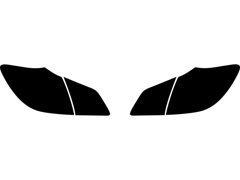 hyundai (sedan) Precut Tail Light Tint Diagram