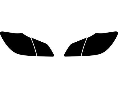 hyundai (sedan) Precut Tail Light Tint Diagram