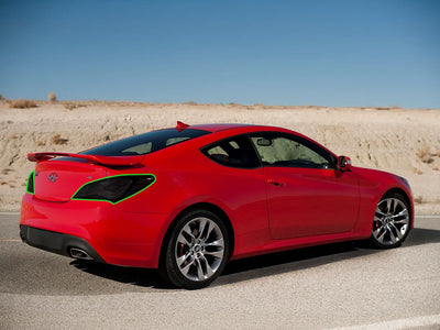hyundai (coupe) Tail Light Tint Installation Points
