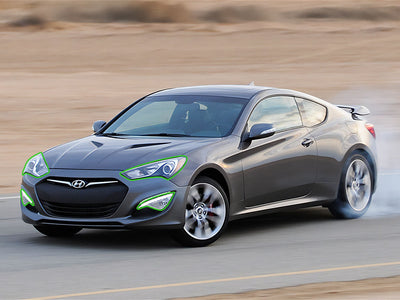 hyundai genesis 2013-2016 (coupe) Headlight Protection Installation Location