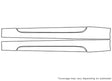 hyundai Avery Dennison Clear Bra Door Cup Precut PPF Diagram