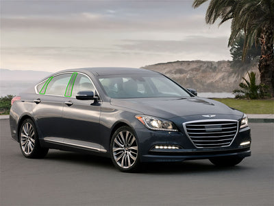 hyundai genesis 2015-2016 Pillar Post Trim Installation Location