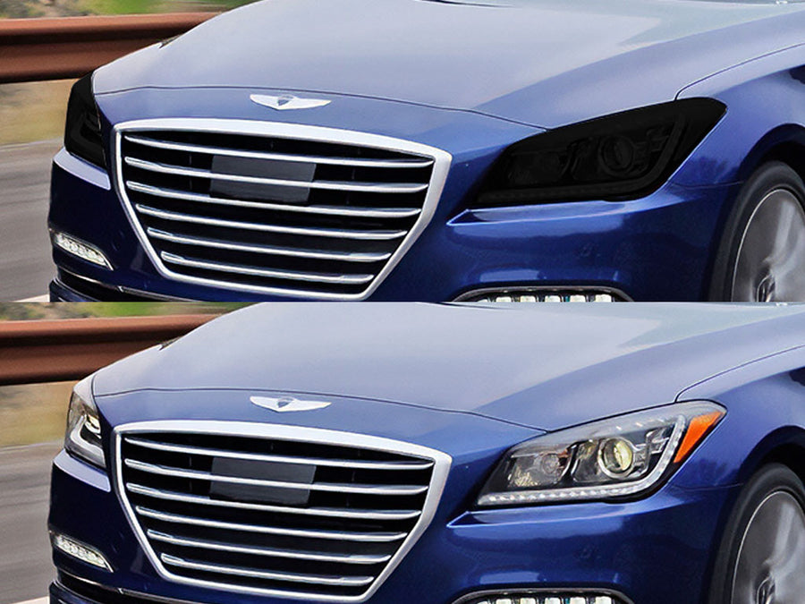 hyundai genesis 2015-2016 (sedan) Headlight Tint Appearance
