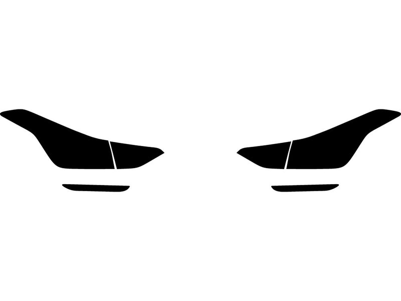 hyundai (sedan) Precut Tail Light Tint Diagram